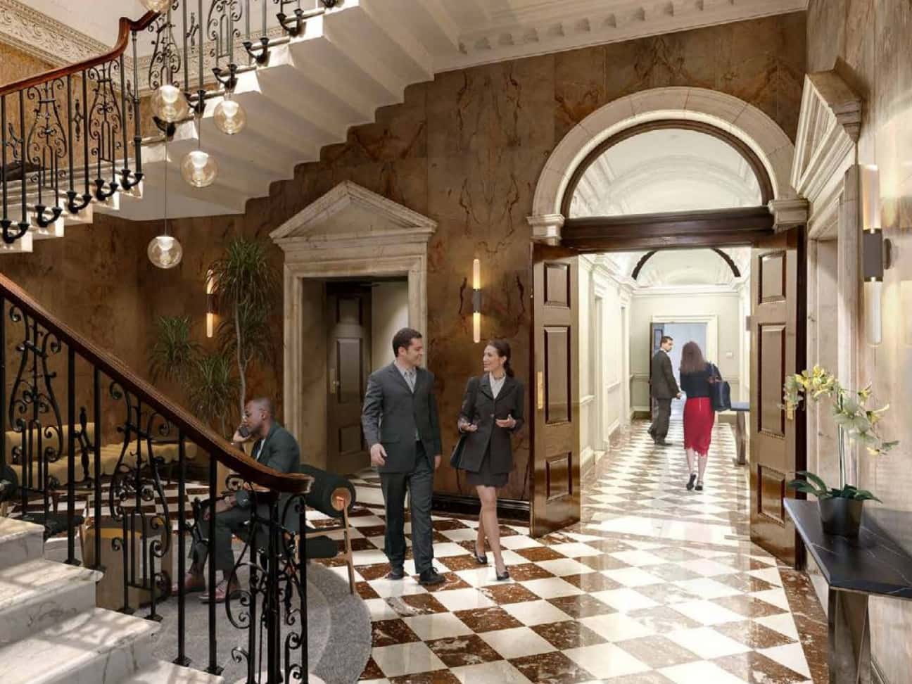 16 charles street hallway