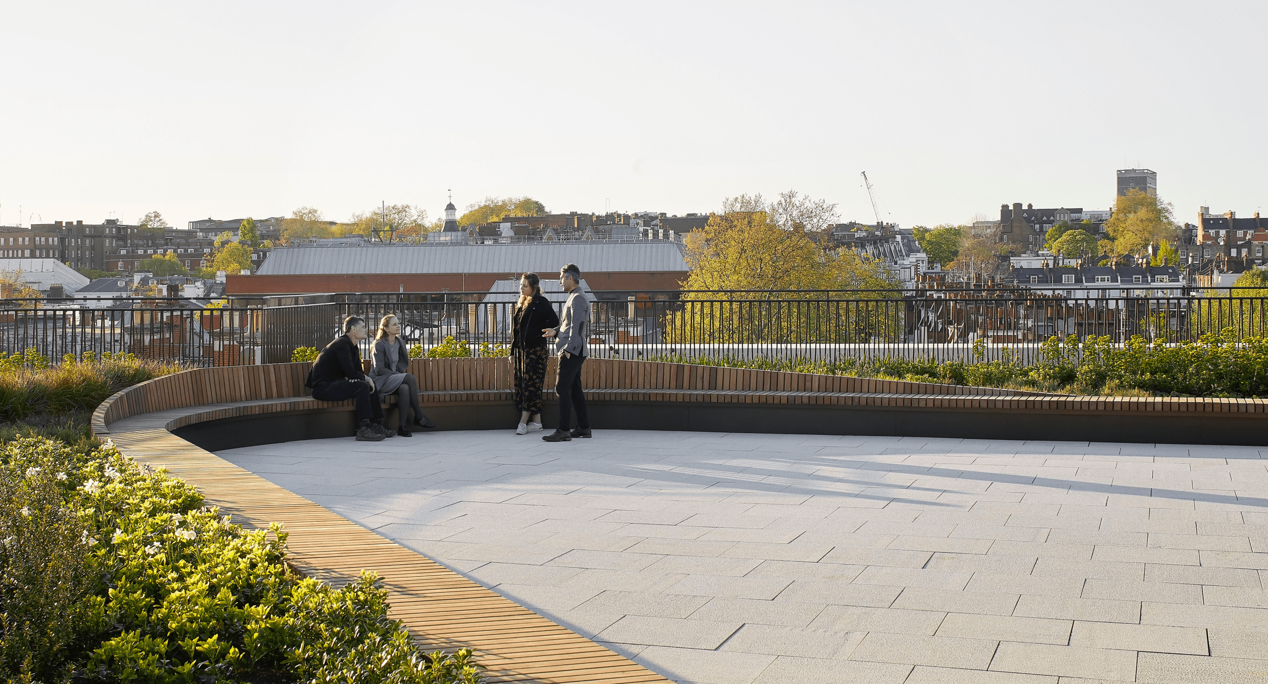 The Kensington Building roof area